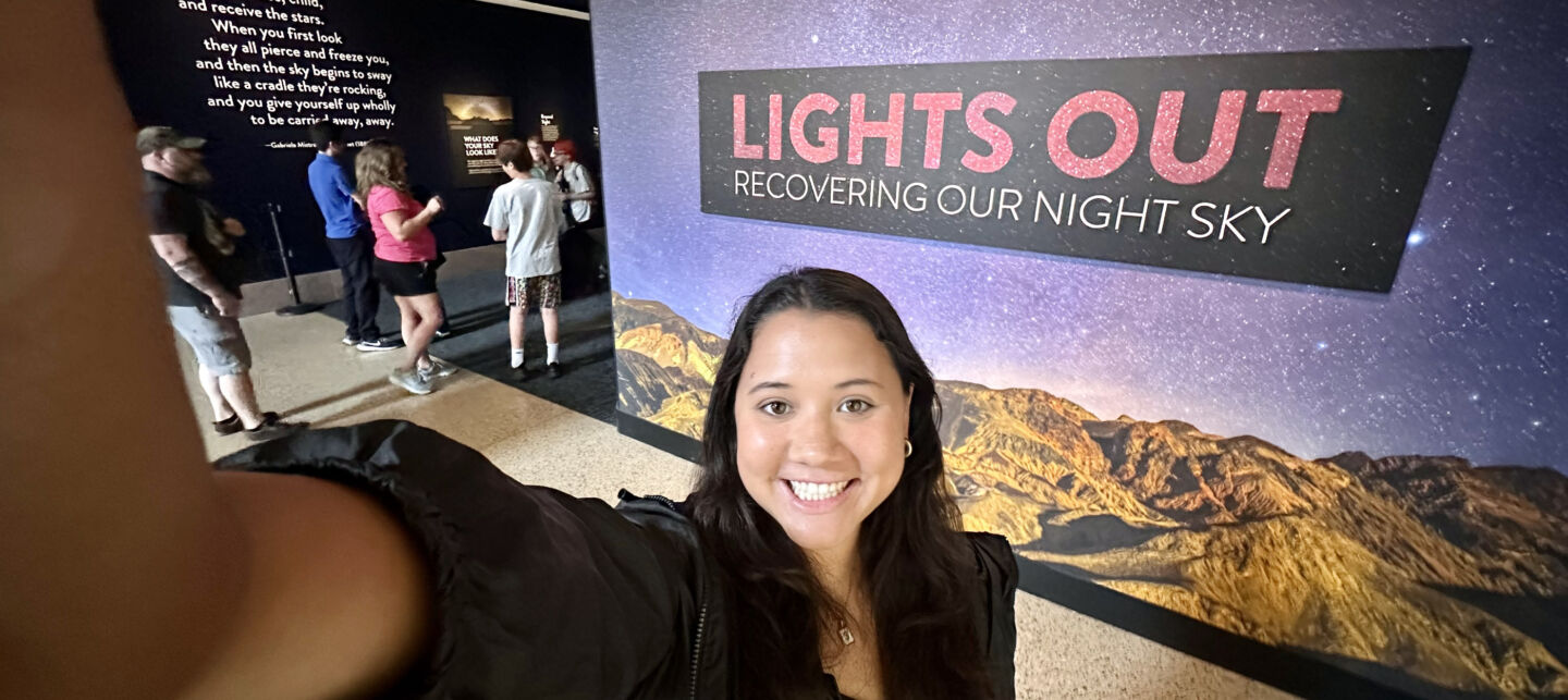 Savannah Pobre at Lights Out Exhibition